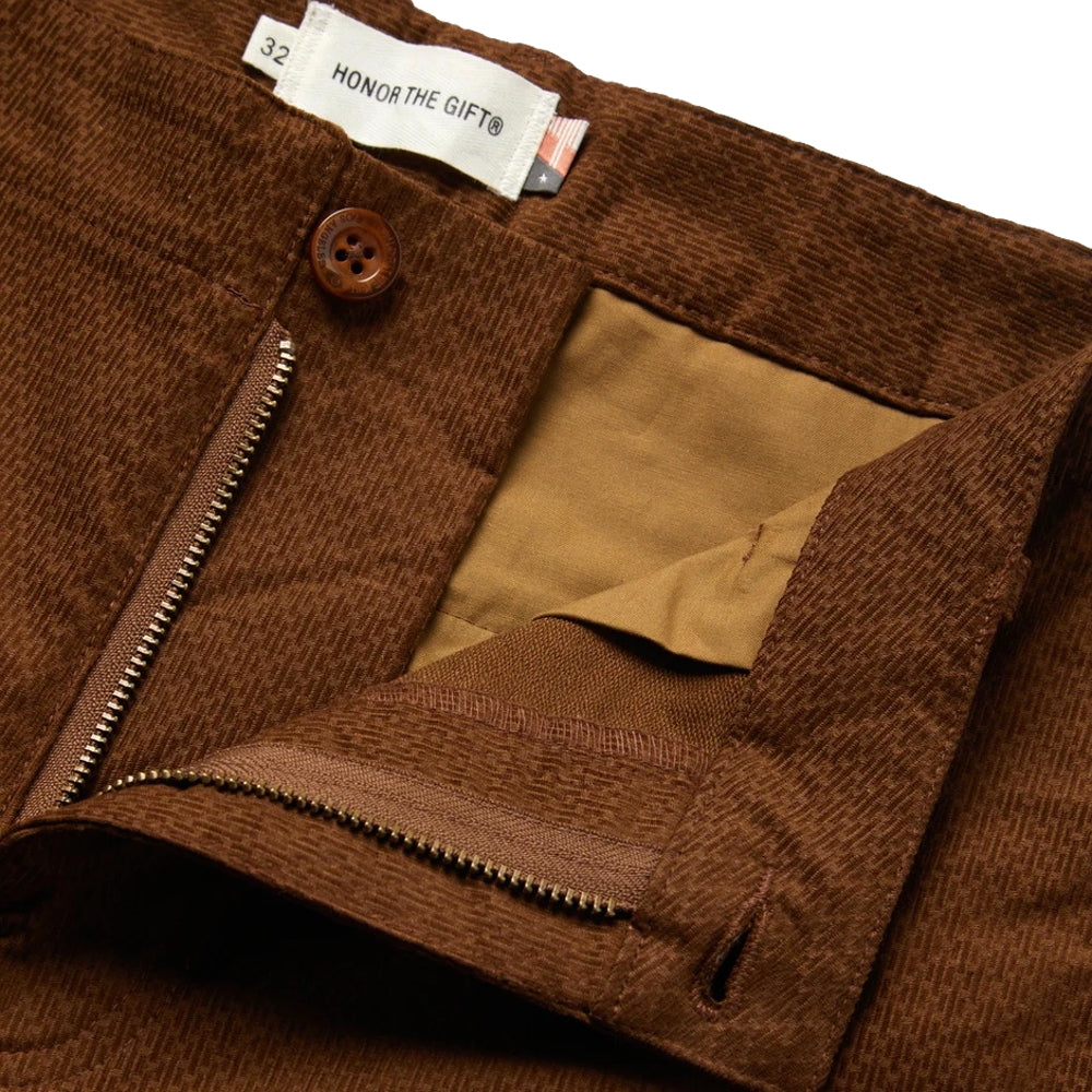 Honor The Gift Corded Trouser Pant - Brown | Men's Casual & Formal Pants for Office & Everyday Wear
