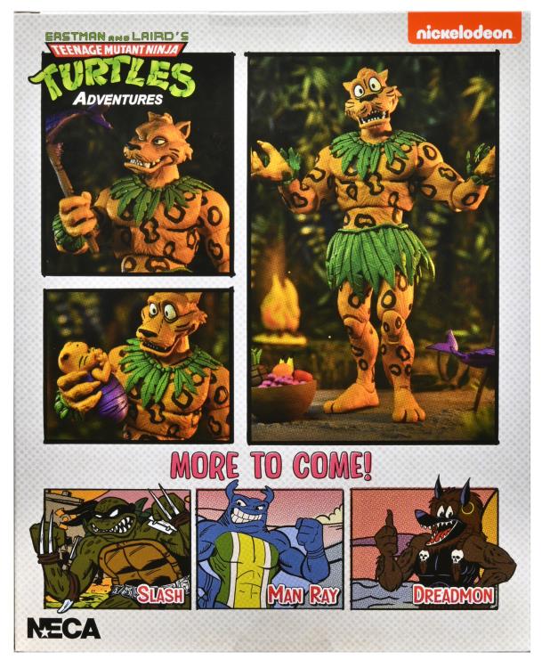 NECA Teenage Mutant Ninja Turtles Adventures Jagwar Action Figure - Collectible TMNT Toy for Fans & Display - Perfect for Play, Gifts, and Comic Book Collections