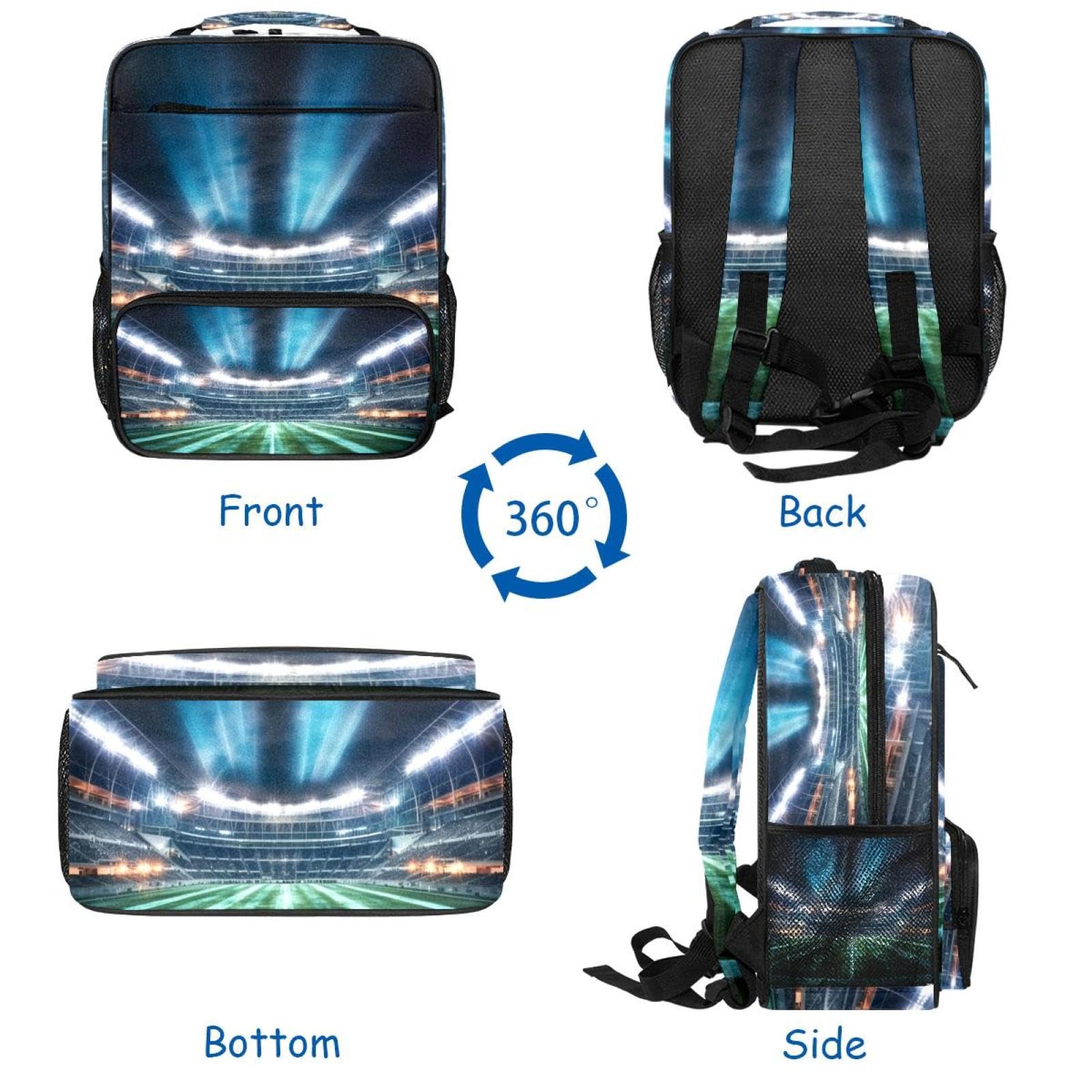 Best Travel & Work Backpack for Men & Women - Durable Laptop Backpack with USB Charging Port - Perfect for Commuting, School, Hiking & American Football Games