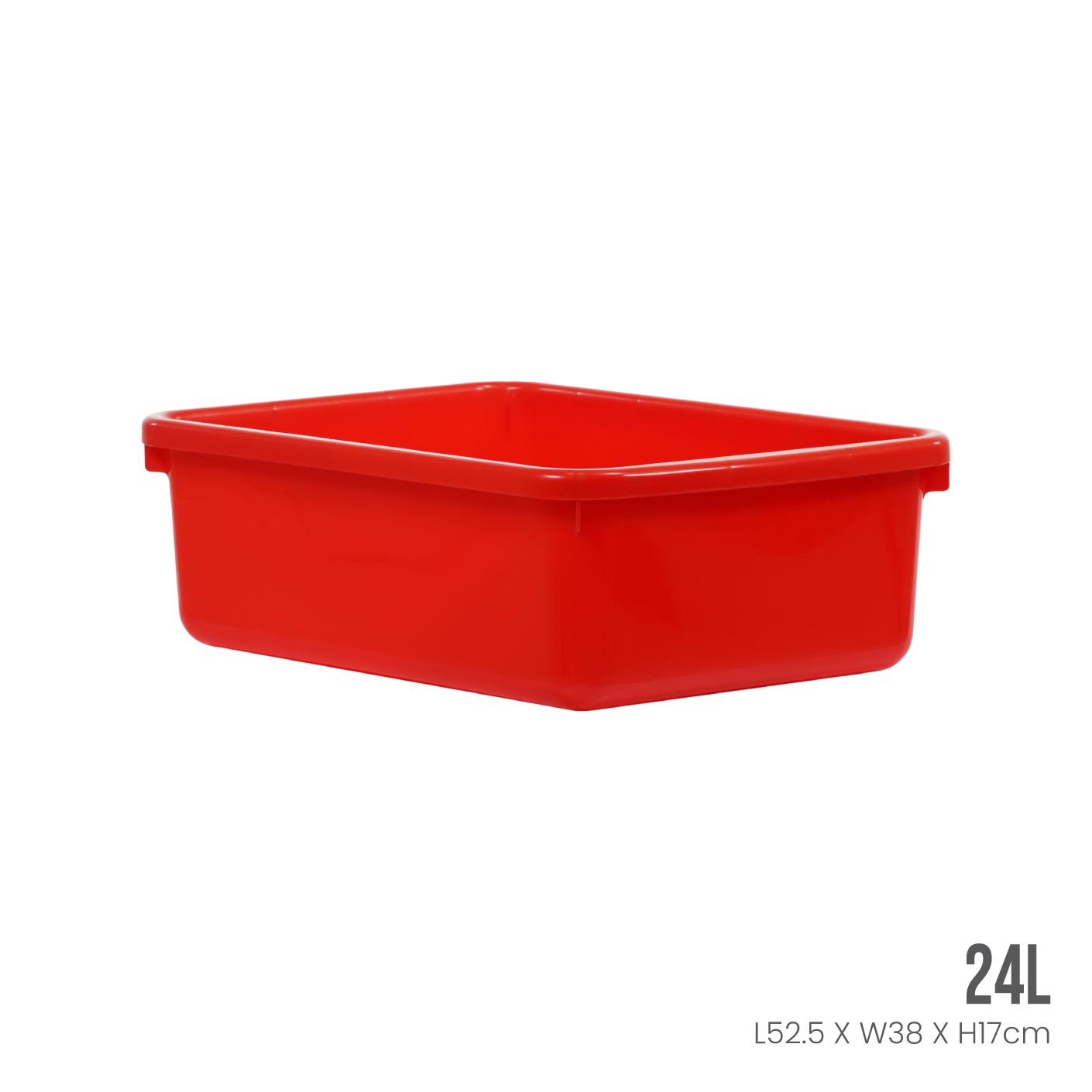 Heavy Duty Industrial Plastic Storage Container with Lid (ID3905) - Perfect for Warehouse Organization, Garage Storage & Commercial Use