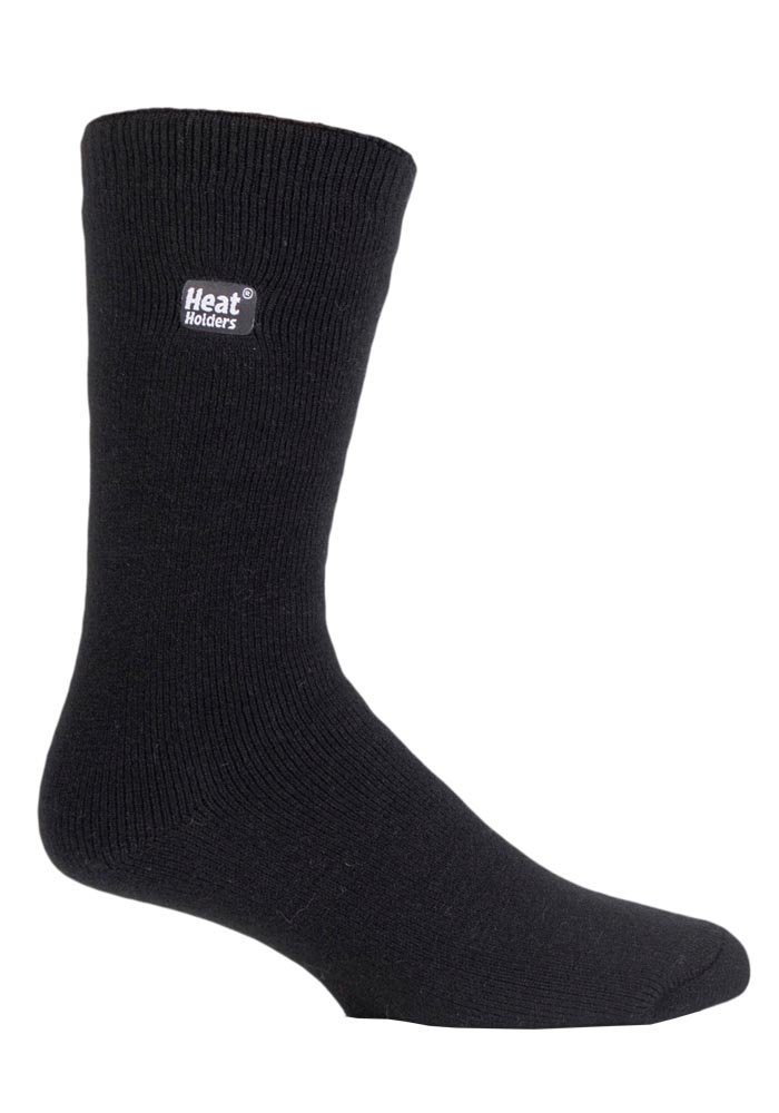 Heat Holders Lite Men's Winter Thermal Socks - 1.6 TOG Thin Warm Crew Socks for Cold Weather, Hiking & Outdoor Activities