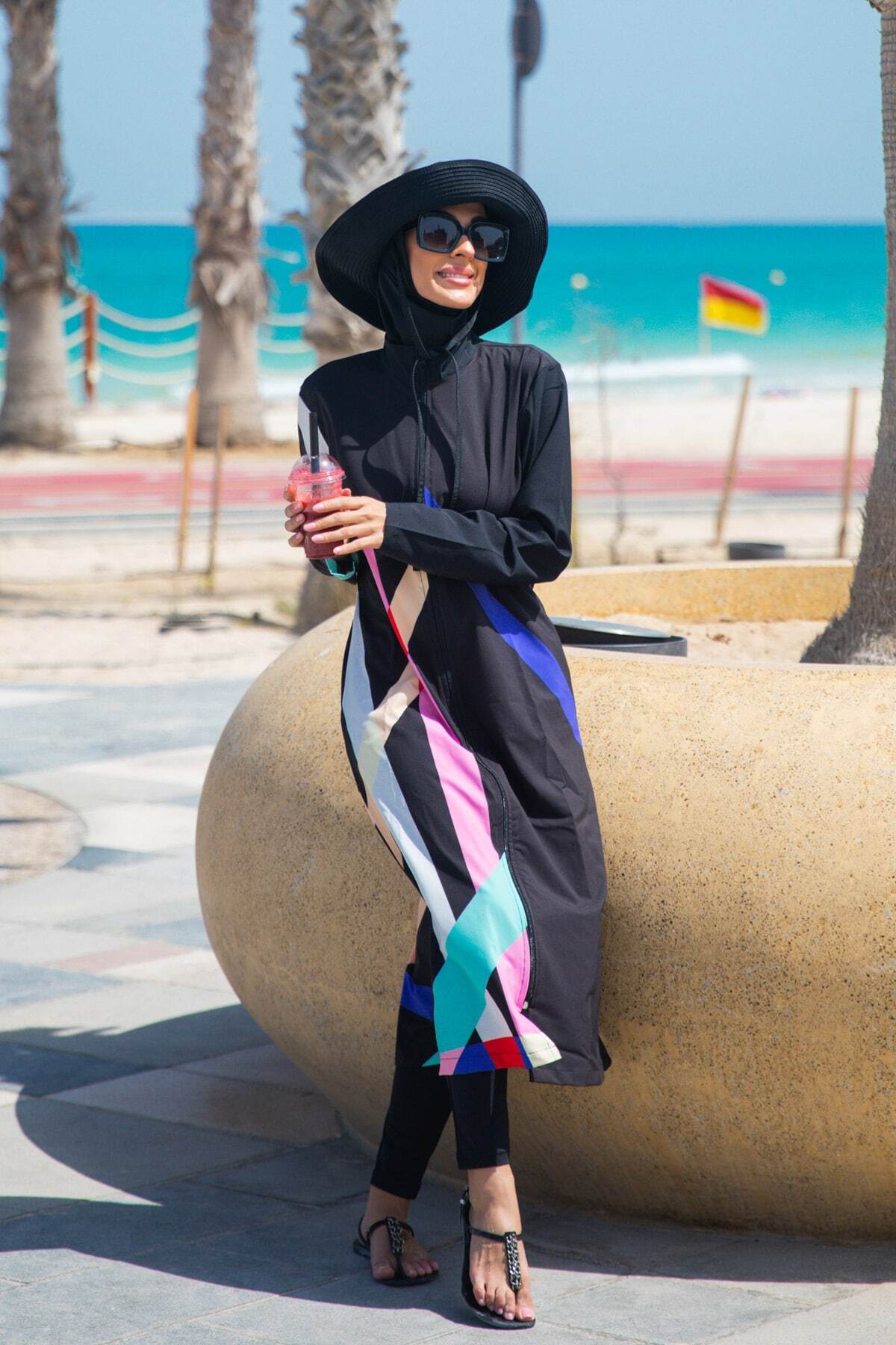 Premium Zahia Burkini Swimwear Set - Modest Full Coverage Islamic Swimwear for Women - Perfect for Beach, Pool & Water Sports