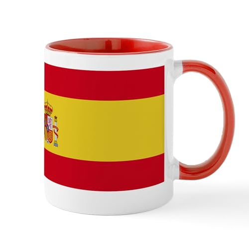 White/Red Inside - Spanish Flag Mug
