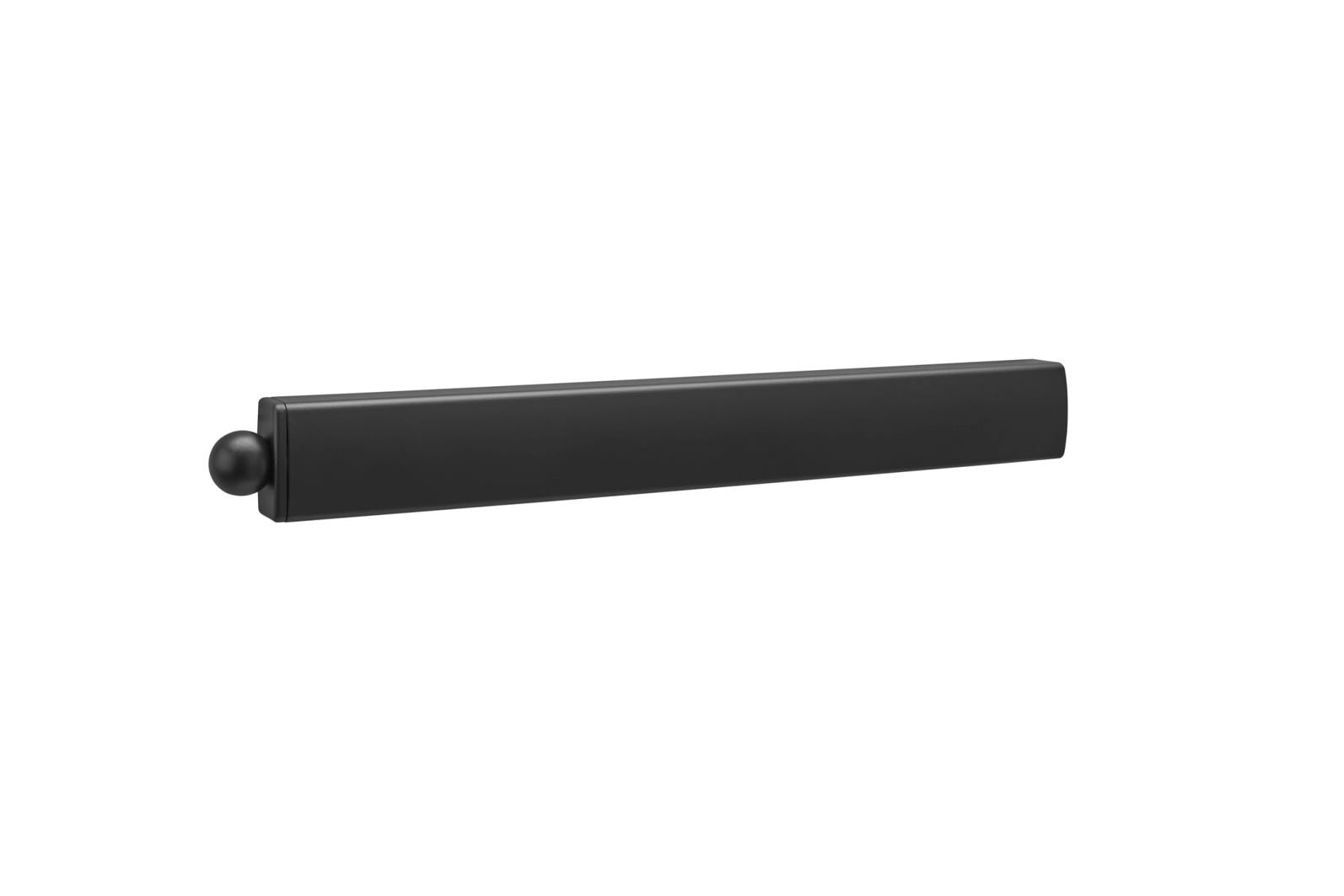 Gracious Home Deluxe Matte Black Telescoping Valet Rod - Adjustable Closet Organizer for Hanging Clothes, Suits & Coats - Perfect for Bedroom, Walk-in Closet & Entryway Organization