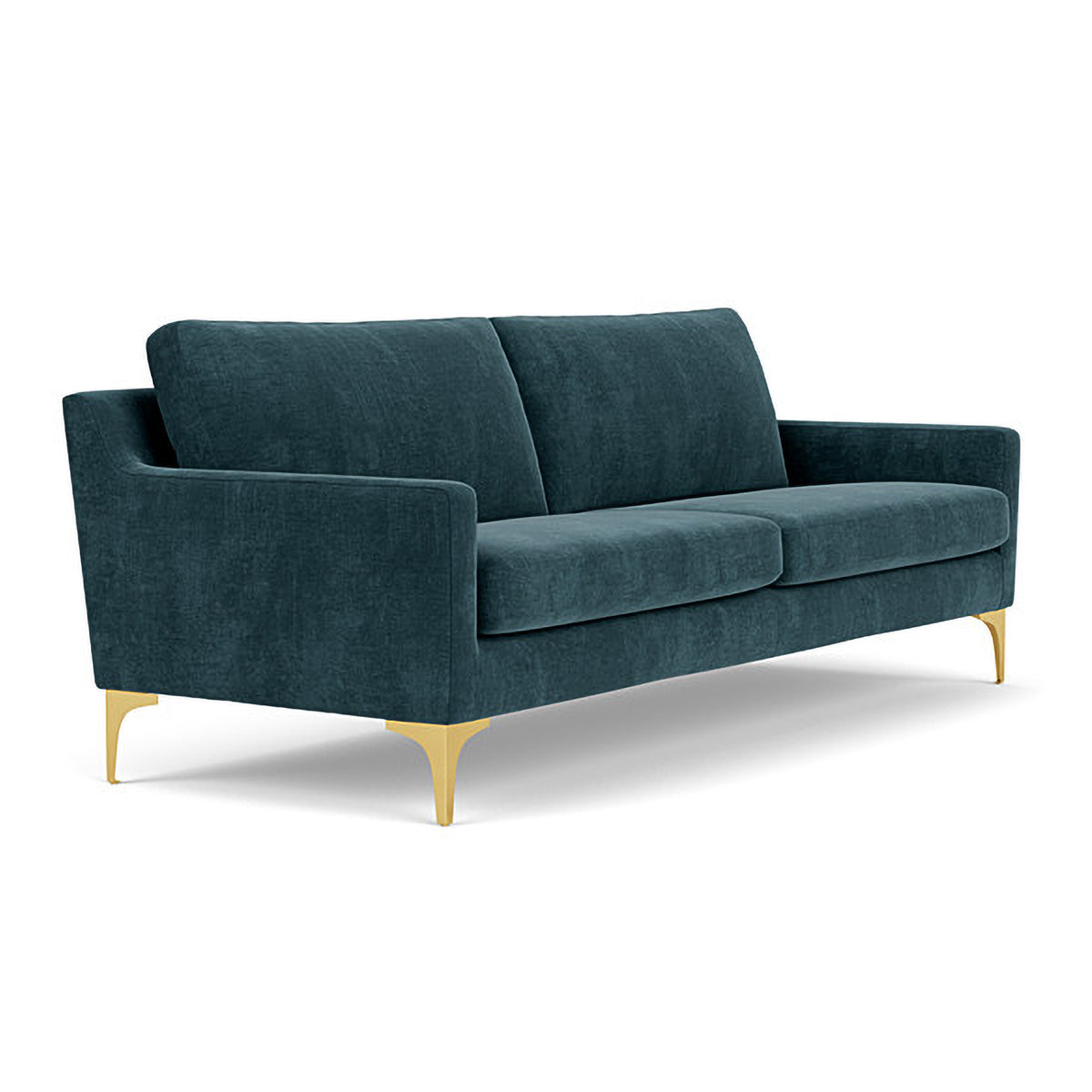 Astha Fabric 3-Seater Sofa - Modern Living Room Furniture for Small Spaces | Comfortable Couch for Apartments, Dorm Rooms & Cozy Homes
