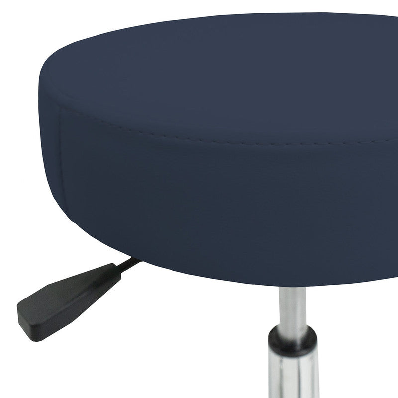 Earthlite Pneumatic Rolling Massage Stool with Adjustable Height & Optional Backrest - Perfect for Massage Therapists, Chiropractors & Home Use