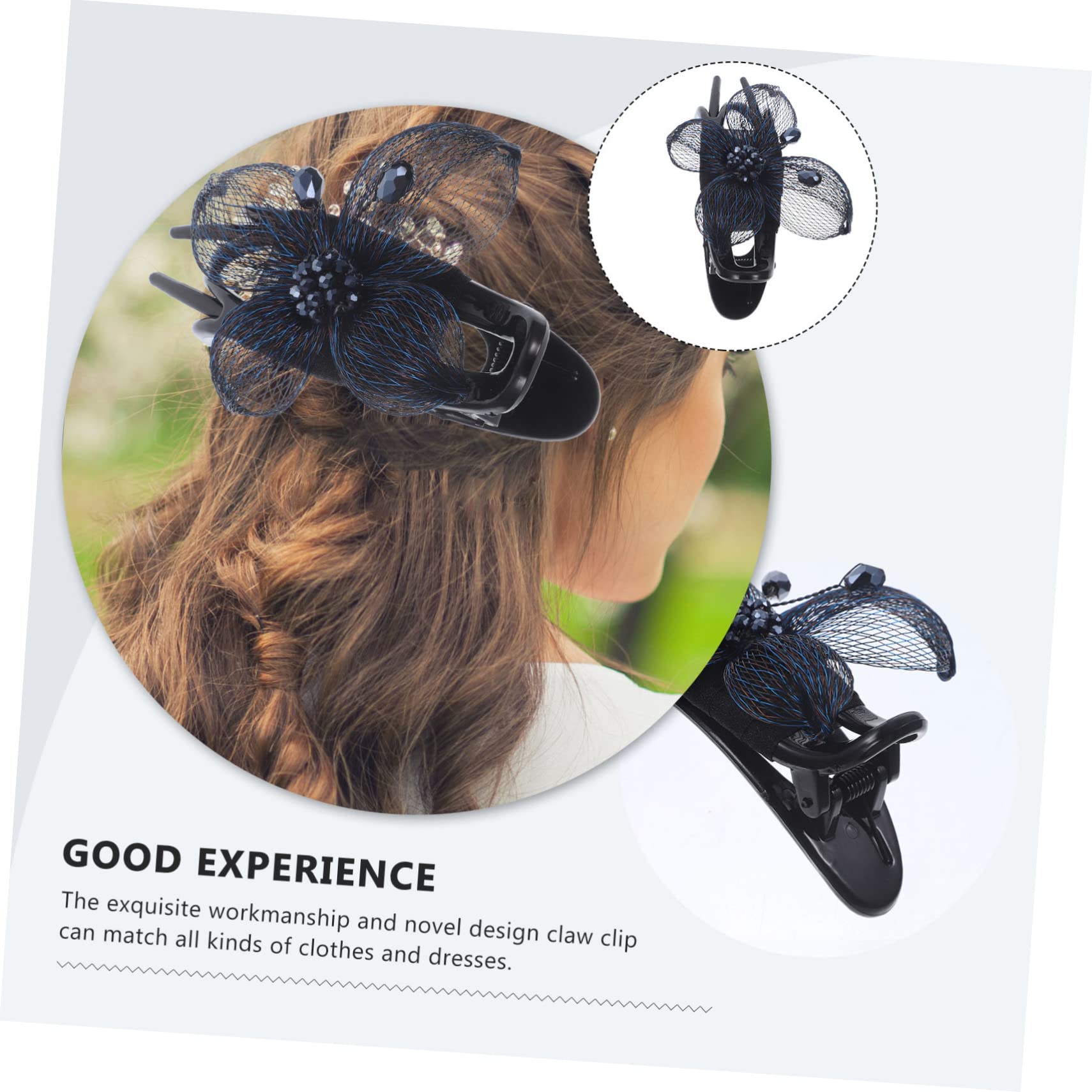 Elegant Mikinona Hair Clip Ponytail Holder for Women & Teens - Perfect for Prom, Weddings & Everyday Styling