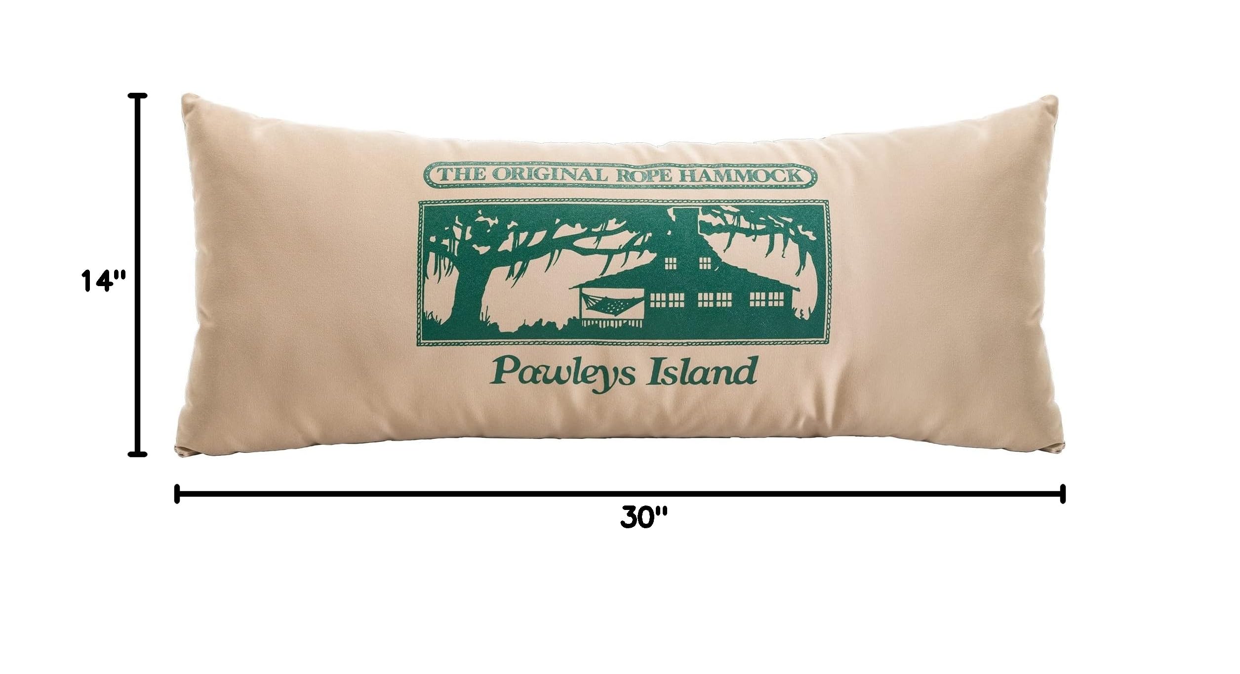 Original Pawleys Island Hammock Shop - Tan Hammock Pillow with Sunbrella Fabric, 34