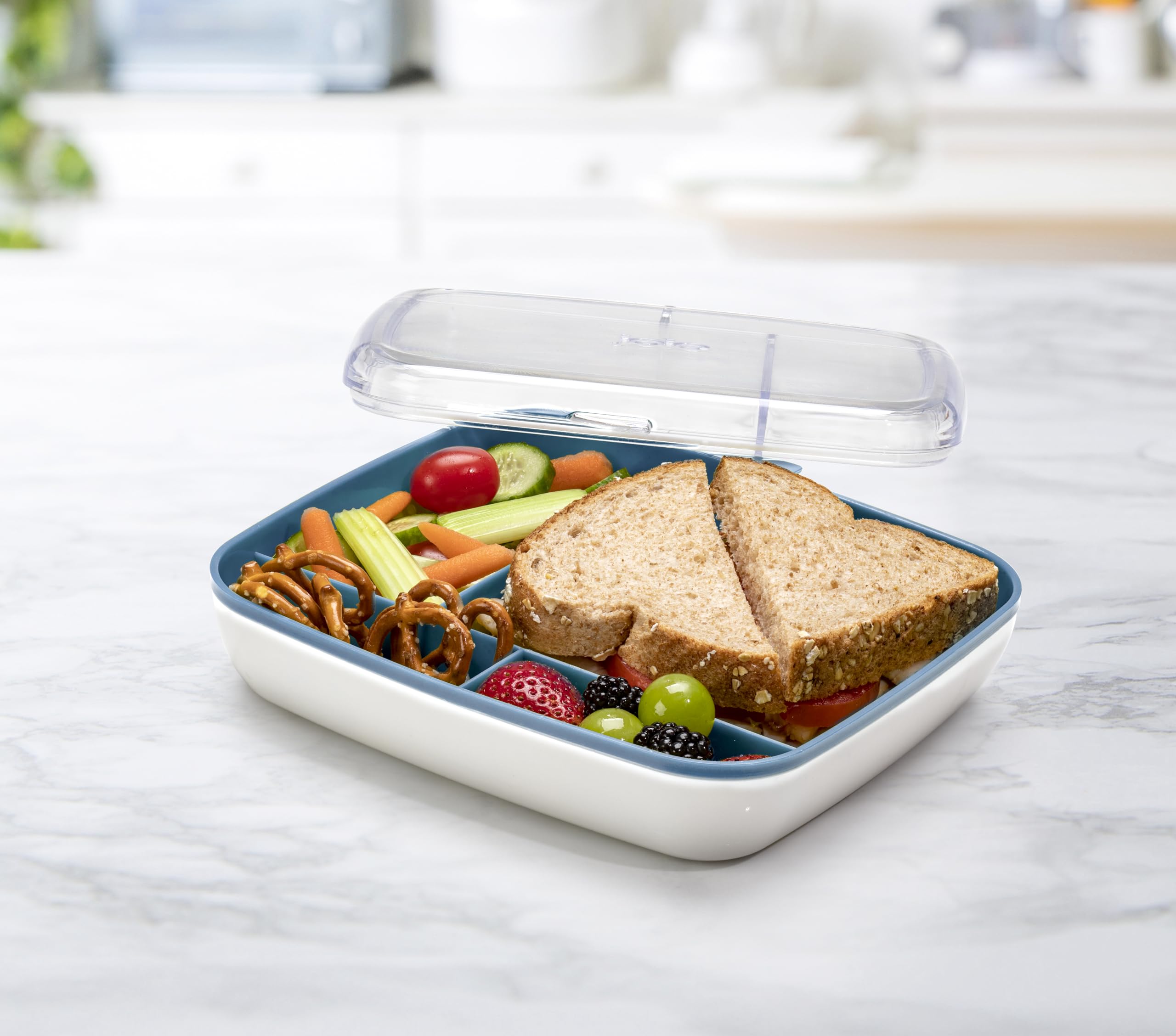 Joie Bento Box - Insulated Lunch Box for Adults & Kids, Leak-Proof Food Storage Container with Compartments | Perfect for Office, School, Picnics & Travel