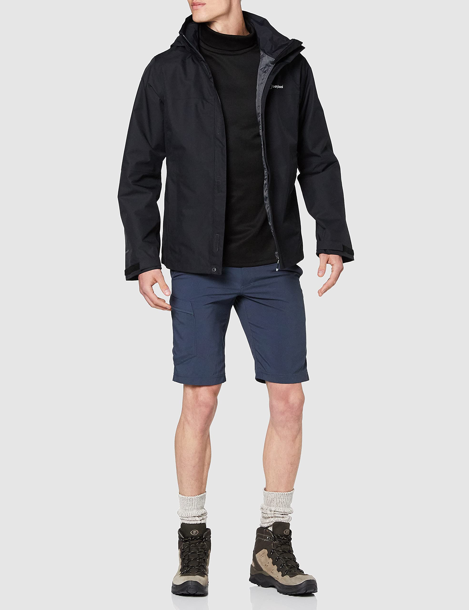 Berghaus Men's Navigator 2.0 Quick-Dry Hiking Shorts - Dark Blue, 36 Inch Waist - Lightweight Outdoor Adventure & Travel Pants for Camping, Trekking & Summer Activities