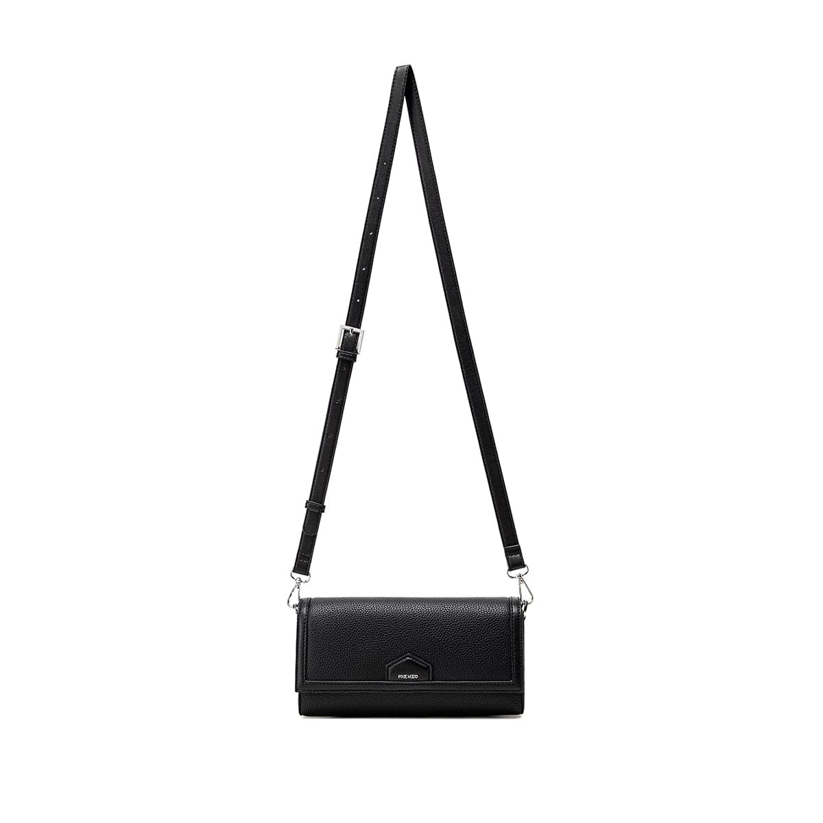 Krista Vegan Leather Shoulder Bag for Women | Black Pebbled Crossbody Purse - Perfect for Work, Travel & Everyday Use