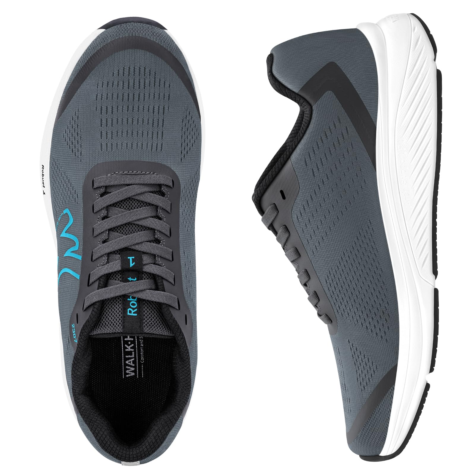 **Men's Orthopedic Walking Shoes for Plantar Fasciitis Relief – Arch Support & Non-Slip Design – Ideal for Heel Pain, Standing All Day & Workouts**