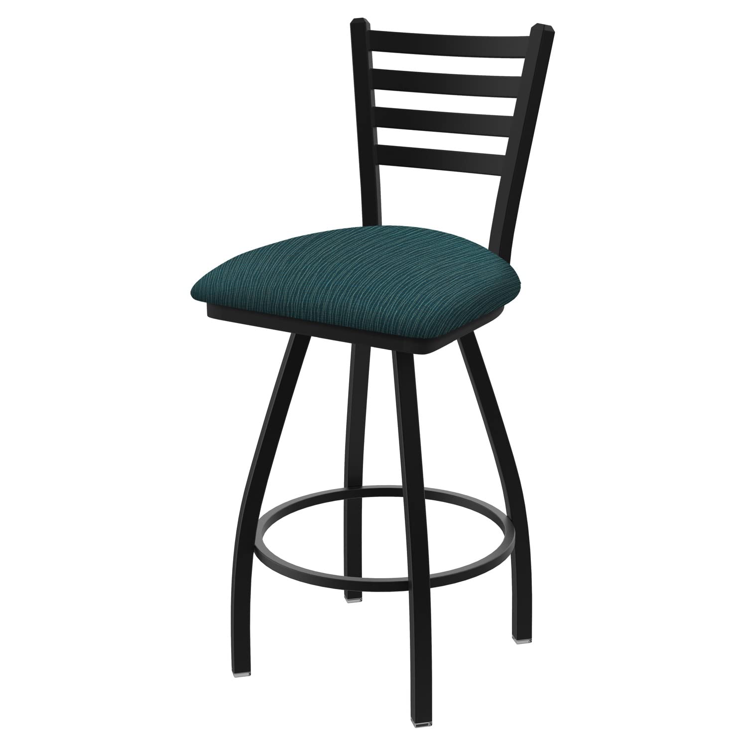 Holland Bar Stool Co. XL 410 Jackie Swivel Bar Stool with Graph Tidal Finish - Adjustable Height Counter Stool for Kitchen Island, Breakfast Bar & Home Decor