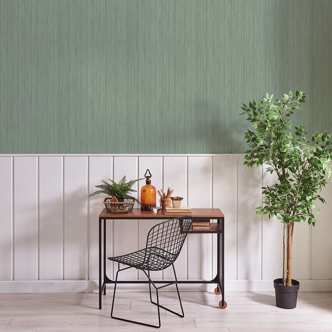 Self-Adhesive Faux Grasscloth Wallpaper - Peel and Stick Textured Wall Covering for Bedroom, Living Room & Home Decor