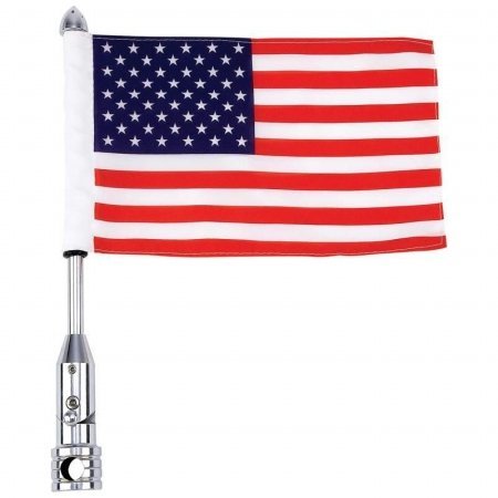 American Flagpole Mount for USA Flag - Heavy Duty Wall Bracket for Outdoor & Indoor Use - Perfect for Homes, Schools, and Businesses