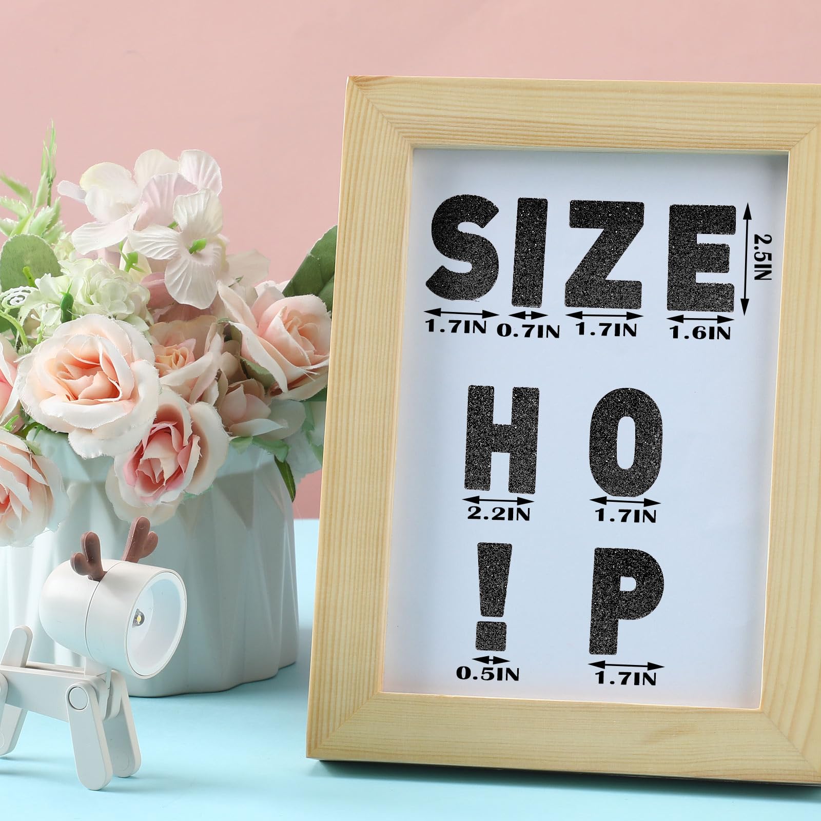 Harloon 232 Pcs Large Glitter Letter Stickers - 24 Sheets Self-Adhesive Alphabet Letters Kit (2.5 Inch, Black) for Mailbox, Bulletin Boards, Classroom & Home Decor - Perfect for DIY Crafts, Scrapbooking & Party Decorations