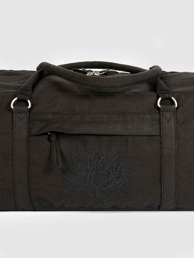 GOTS Certified Organic Cotton Yoga Bag - Eco-Friendly Yoga Equipment Storage for Studio & Travel - Perfect for Yoga Mats, Blocks, and Accessories