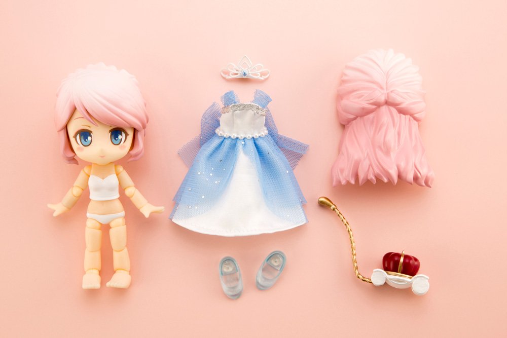 Cu-poche Friends Cinderella Non-Scale PVC Pre-Painted Action Figure - Disney Princess Collectible for Display & Photography - Perfect for Home Decor, Gift Giving & Anime Fans