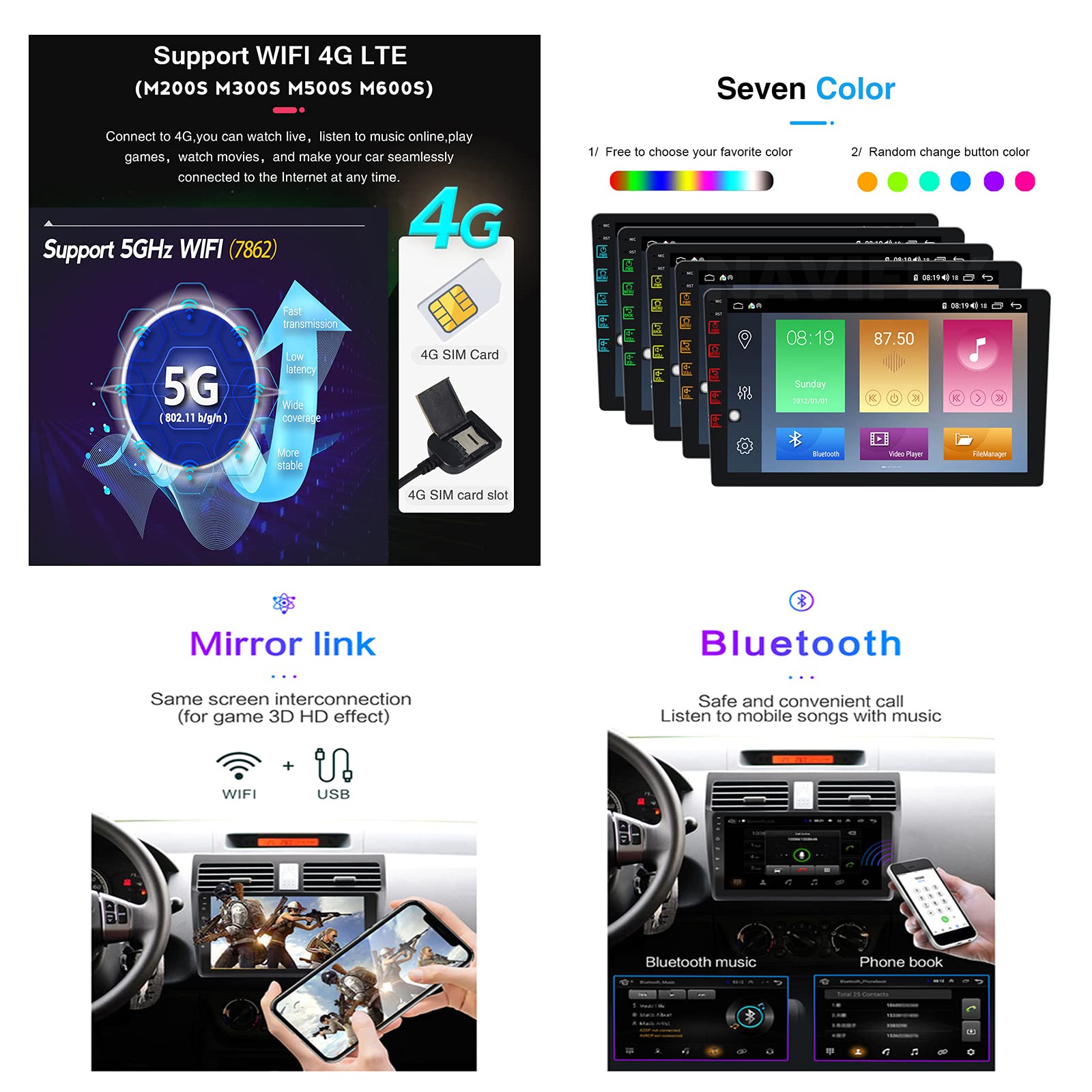 Android Car Stereo Multimedia Player for Suzuki Ertiga 2018-2020 - 7 Inch Touchscreen with GPS, WiFi, Bluetooth, Apple CarPlay, Mirror Link, DSP & Steering Wheel Control - Upgrade Your In-Car Entertainment System for Road Trips & Daily Commutes