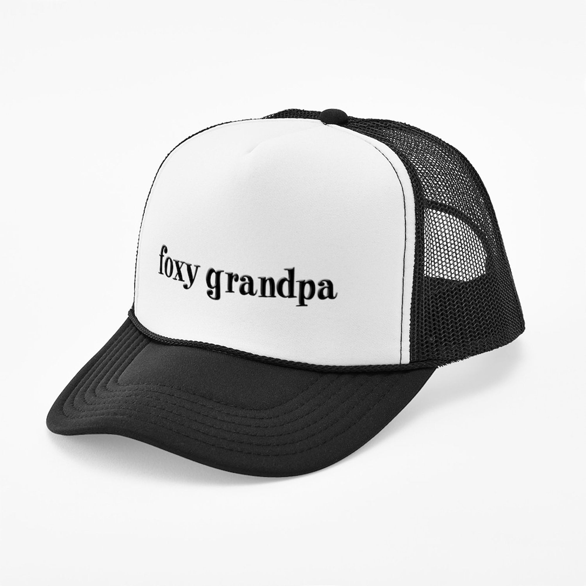 Foxy Gramps Adjustable Snapback Trucker Hat - Vintage Dad Cap for Casual Outfits & Outdoor Activities