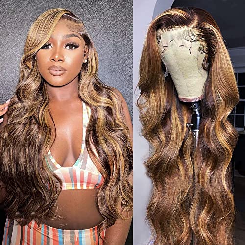 13x4 Highlight Body Wave Wig