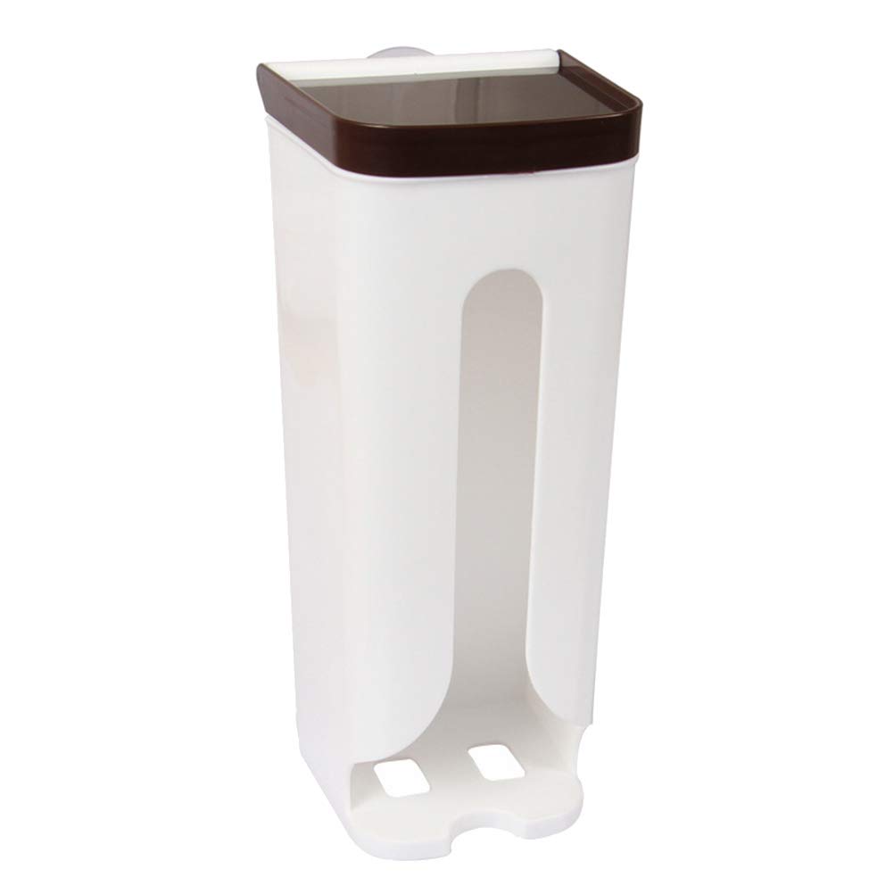 TOPBATHY Hanging Trash Bags - White Waste Organizer for Kitchen, Bathroom & Office | Space-Saving Storage Solution