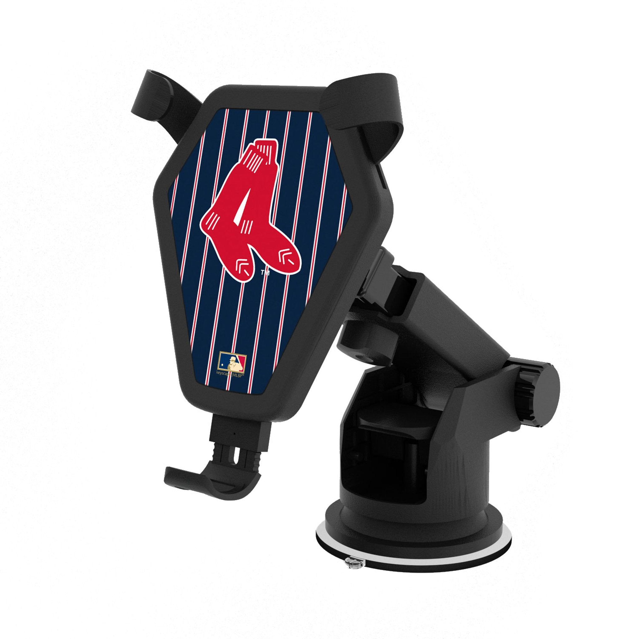 Boston Red Sox Vintage Cooperstown Collection Pinstripe Wireless Car Charger - 1924-1960 Retro Style for Baseball Fans - Perfect for Road Trips & Commuting