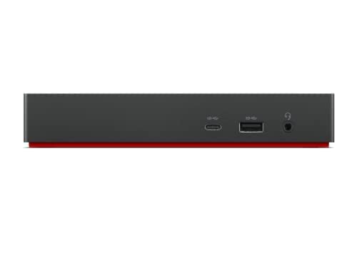 Lenovo ThinkPad Universal USB-C Dock 40AY0090 (Renewed) - Dual 4K Display, Ethernet, USB Ports for Home Office & Business Laptop Setup