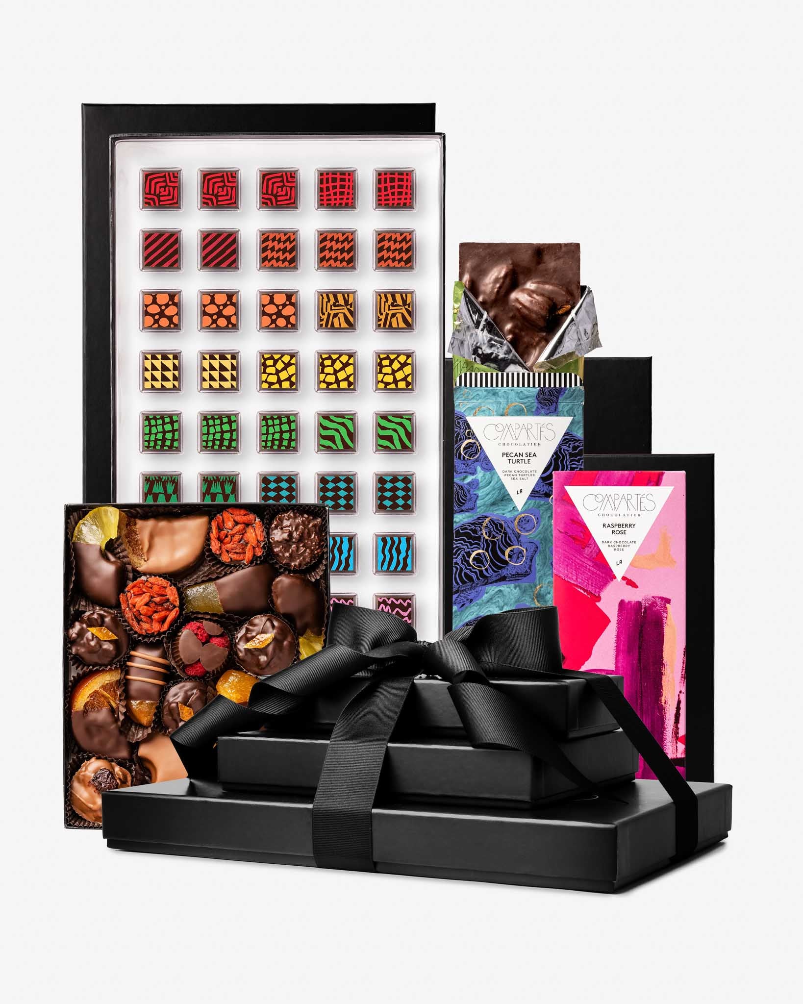 Premium Chocolate Gift Tower - Gourmet Assorted Chocolates in Elegant Packaging for Birthdays, Anniversaries & Corporate Gifting