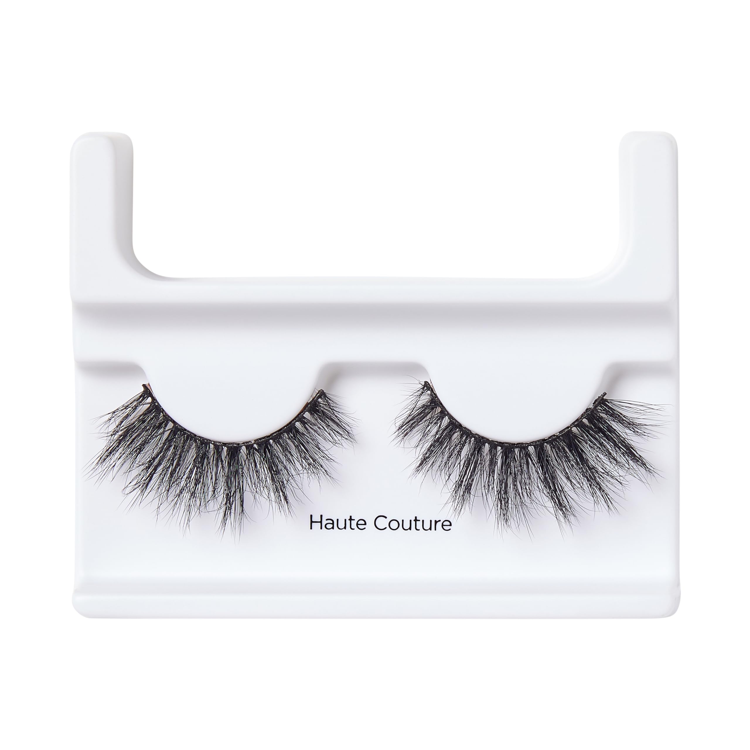 KISS Lash Couture Masterpiece Fake Eyelashes - Style 02 Haute Couture, Hand Woven Faux Mink Synthetic Lashes, Reusable & Natural Looking - Perfect for Parties, Weddings & Special Occasions