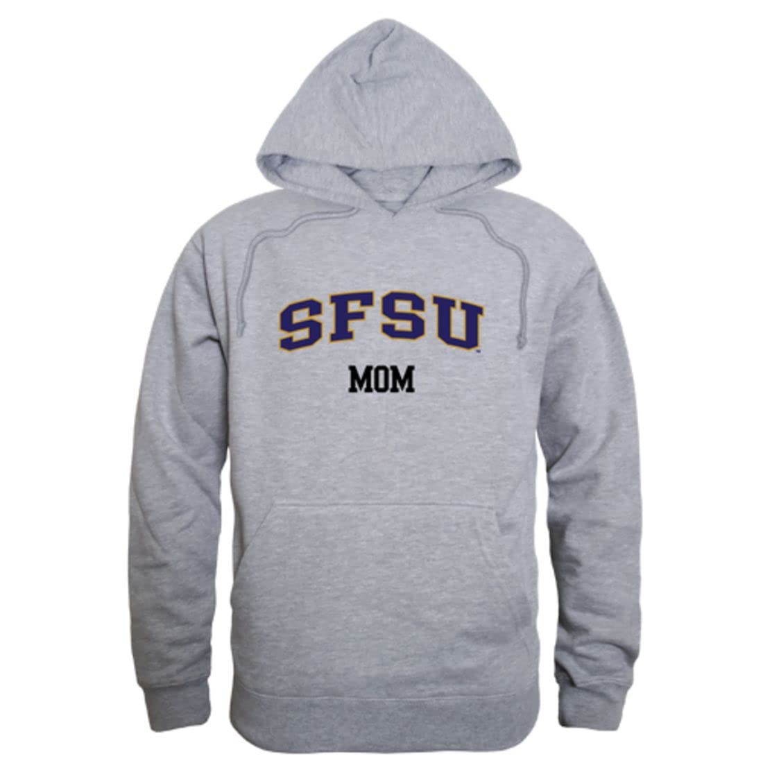 W Republic San Francisco Gators Mom Fleece Hoodie Sweatshirt - Heather Grey X-Large | Cozy Pullover for Women, Perfect for Game Day, Casual Outings & Lounging