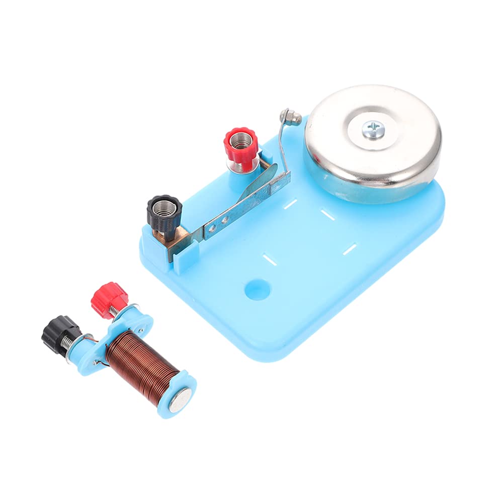 Physics Experiment Electric Bell Kit - 1 Set for Electrical Laboratory, Science Classroom & Kids Early Education STEM Toy - Perfect for School Projects, DIY Experiments & Learning Electromagnetism