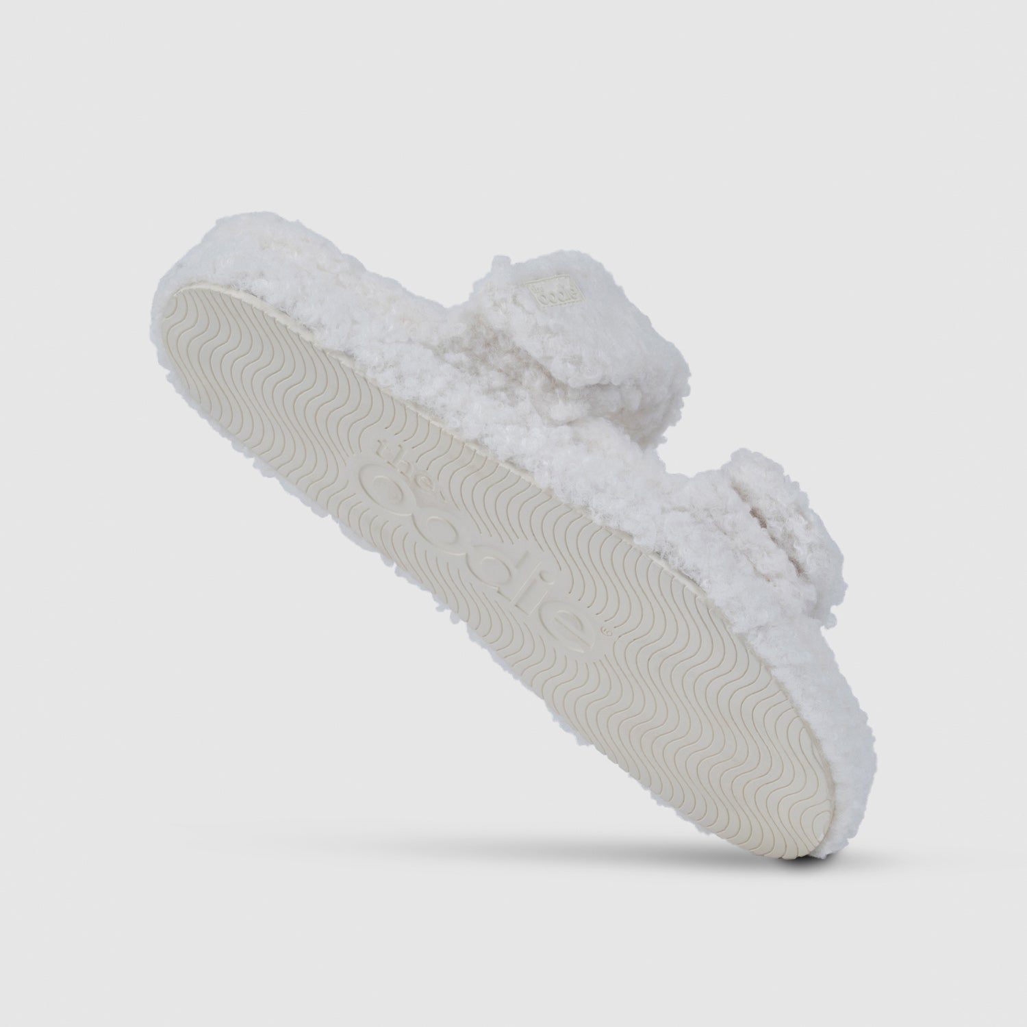 Cozy White Two Strap Sherpa Slide Slippers - Soft Plush Indoor/Outdoor House Shoes for Women & Men - Perfect for Lounging, Relaxing at Home, or Quick Errands