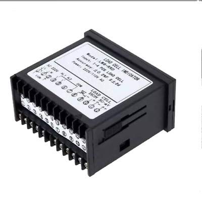 Digital Weight Indicator with High/Low Alarm - 4 Load Cell Compatible LM8-RRD for Industrial Scales & Shipping Weighing