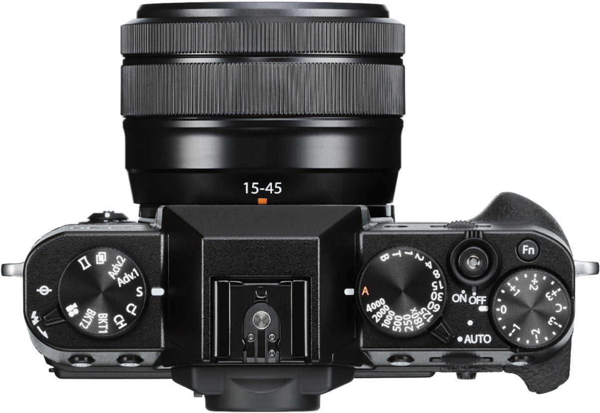 Fujifilm X-T30 Mirrorless Digital Camera with 15-45mm Lens Kit (Black) - Perfect for Travel Photography & Vlogging