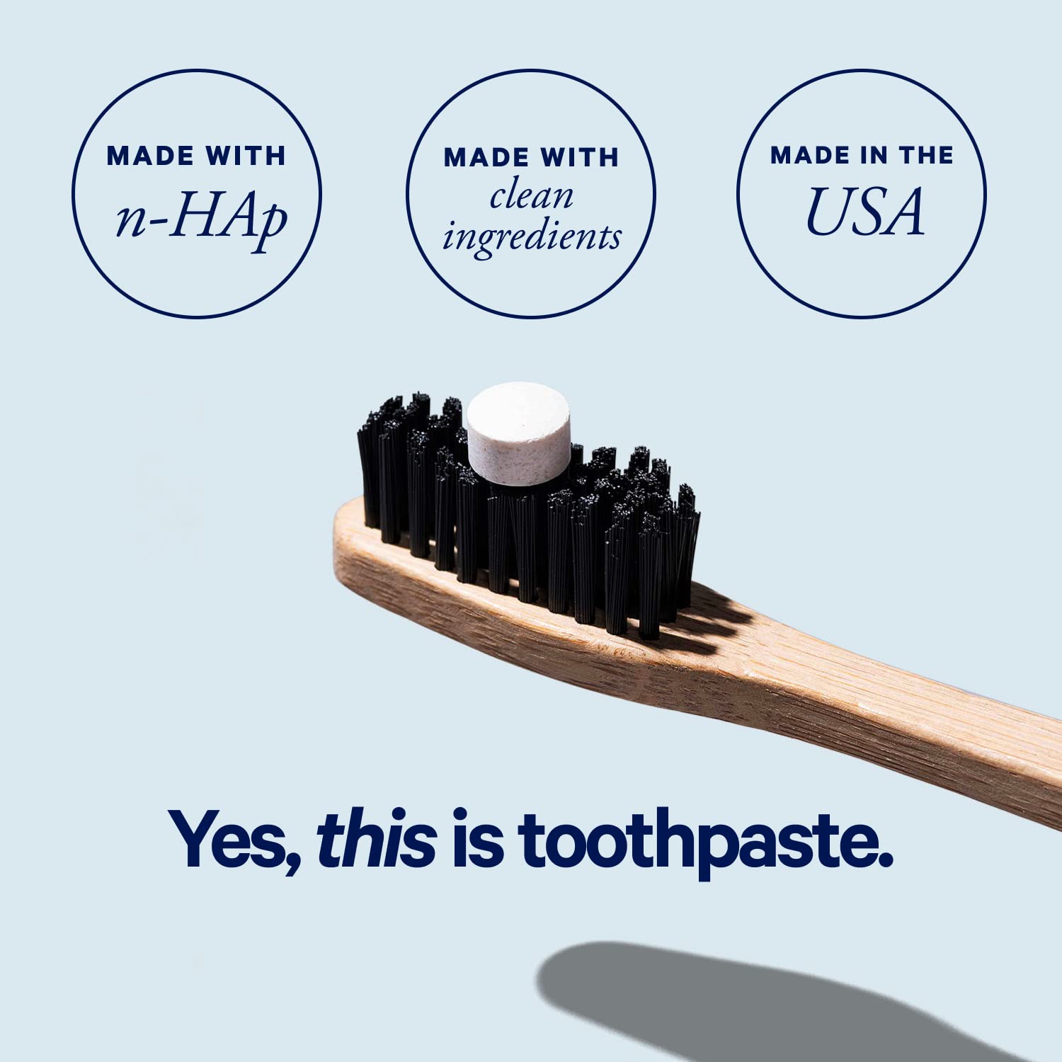Bite Whitening Toothpaste Tablets with Nano Hydroxyapatite & Xylitol - Mint Flavor for Sensitive Teeth | Fluoride-Free, Vegan & Cruelty-Free Dental Care | Travel-Size Oral Hygiene (2 Pack, 124 Tablets) | Made in USA | Perfect for Travel, Home & Eco-Friendly Lifestyle