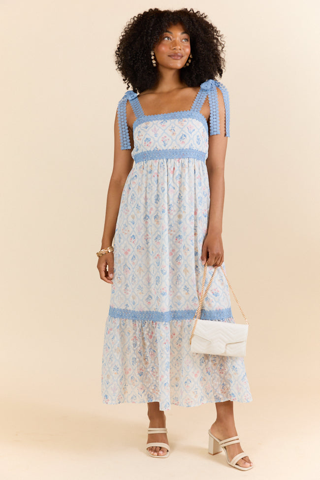Floral Maxi Dress for Women - Elegant Multi Block Print Long Dress - Perfect for Summer, Beach, and Casual Outings