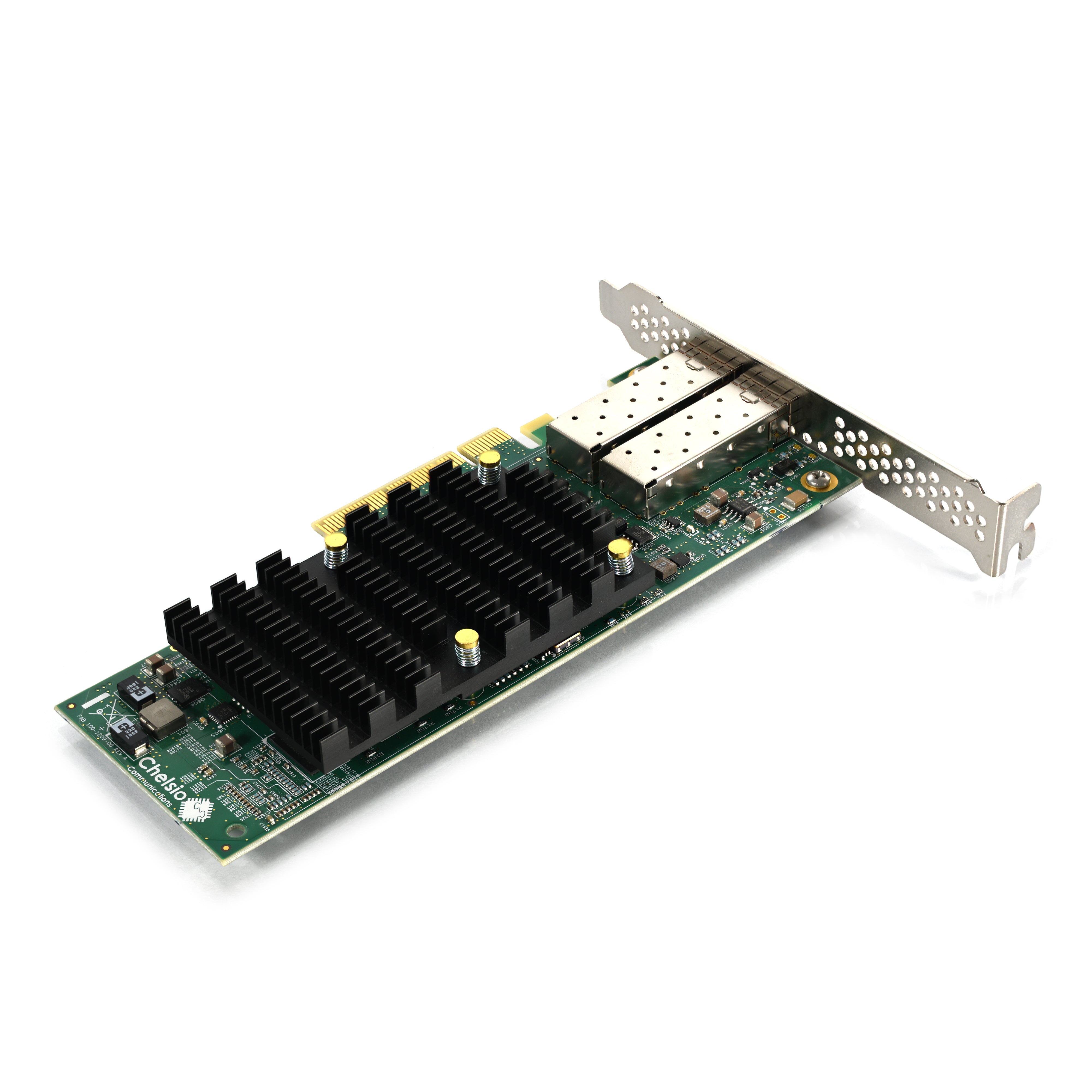 Chelsio T6225-CR Dual Port 25GbE SFP28 PCIe Network Interface Card - High-Speed Server & Data Center Networking Adapter for Cloud Computing and Enterprise Applications