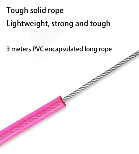 Tangle-Free Ball Bearing Speed Jump Rope - Adjustable Skipping Rope with Non-Slip Handle for Fitness, Workout & Weight Loss | Perfect for Home Exercise, Gym Training & Cardio Workouts