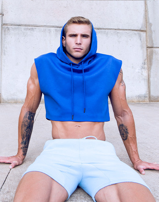 Supawear Women's Cropped Hoodie - Soft Fleece Pullover for Casual Wear, Gym, and Street Style Fashion