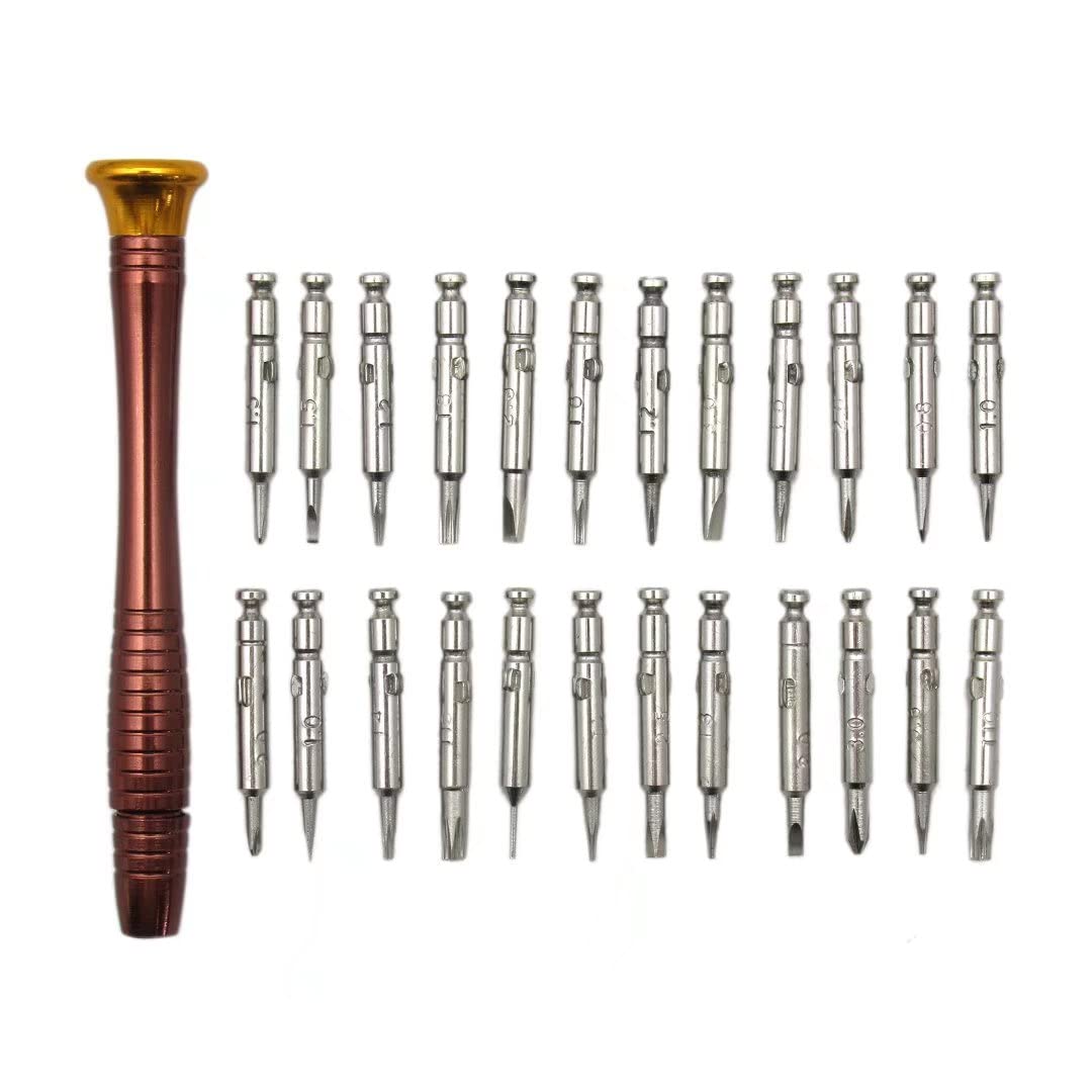25 in 1 Precision Screwdriver Repair Kit for iPhone, Samsung, MacBook, Xbox, Wii - Professional Electronics Repair Tool for Smartphones, Laptops, Gaming Consoles - Perfect for DIY Fixes & Tech Maintenance