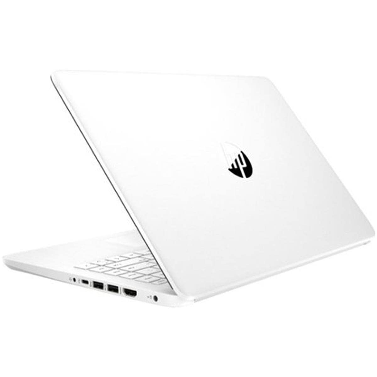 HP 14-dq0032dx 14-inch HD Laptop - Intel Celeron N4020 1.1GHz, 4GB RAM, 64GB eMMC Storage, Windows 11 Home S Mode (Snowflake White) - Perfect for Students, Home Office & Light Computing
