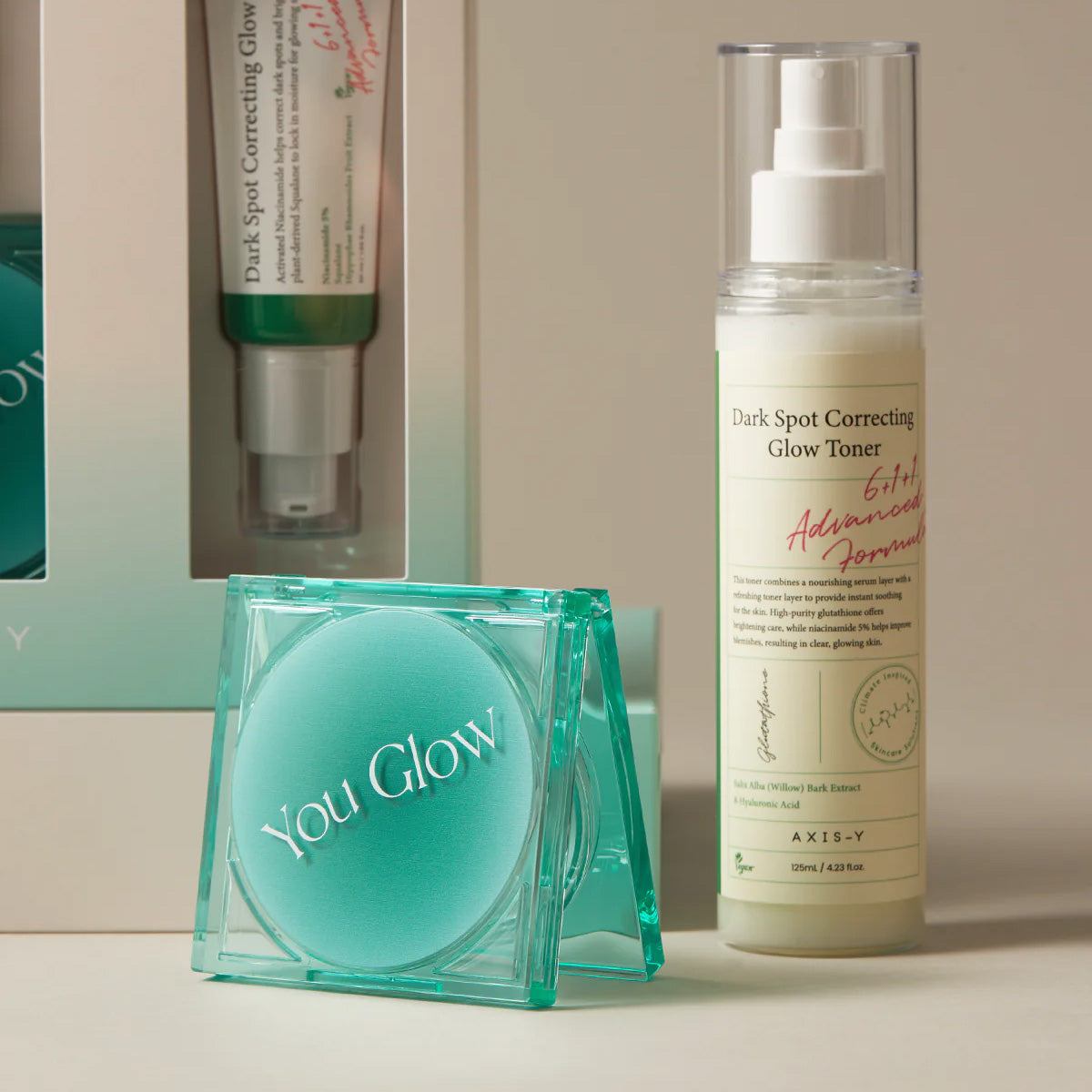 AXIS Y Glow Your Own Way Limited Edition Skincare Set - Brightening & Hydrating Face Care Routine for Glowing Skin | Perfect for Daily Use & Special Occasions