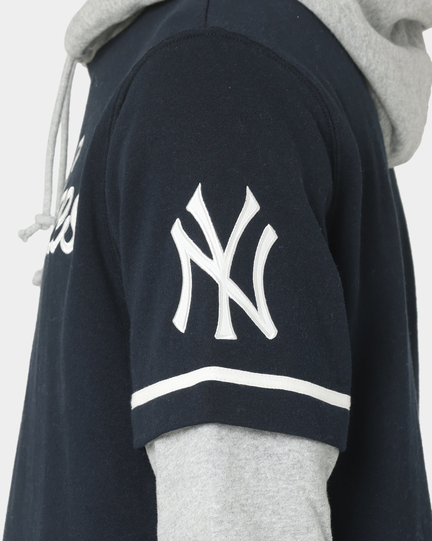 47 Brand New York Yankees Shortstop Hoodie - Navy Blue Pullover for Men & Women | Cozy Fall & Winter Wear for Baseball Fans, Casual Outings & Game Day