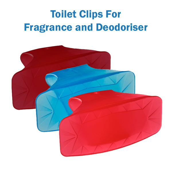 Toilet Bowl Clips with Fragrance & Odor Eliminator - Freshen Bathroom & Eliminate Unpleasant Smells for Home & Office Use