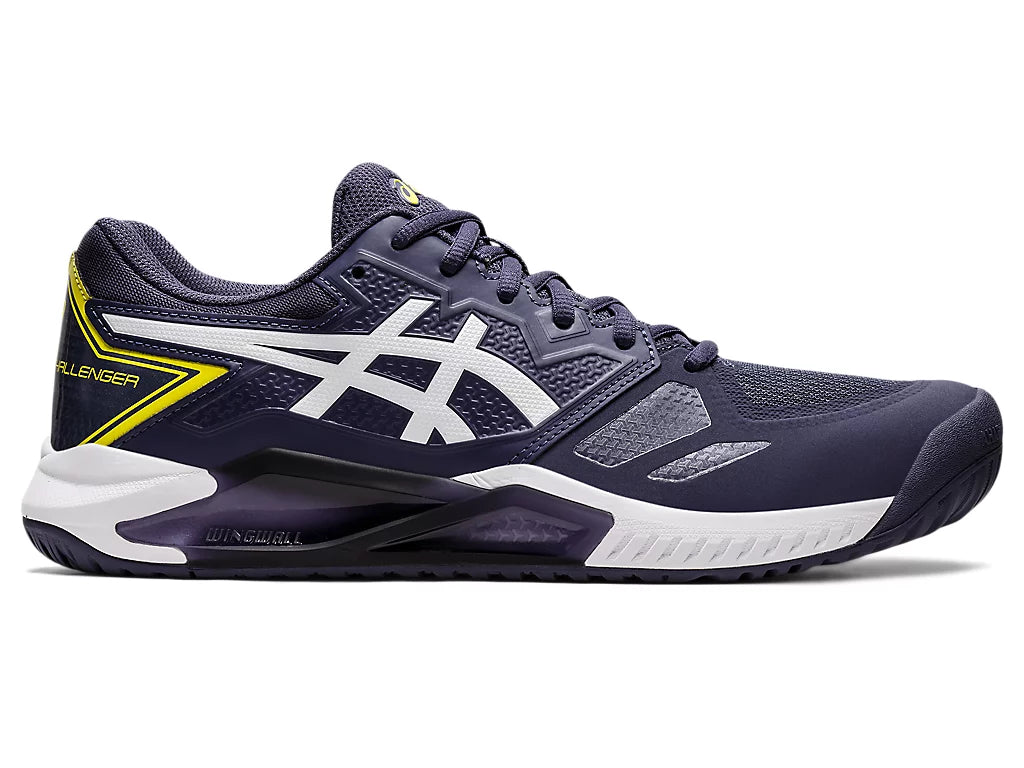 ASICS Men's Gel Challenger 13 Clay/Padel Tennis Shoes - Indigo Fog/White - Lightweight & Durable for Clay Courts & Padel Courts - Perfect for Competitive Play & Training Sessions