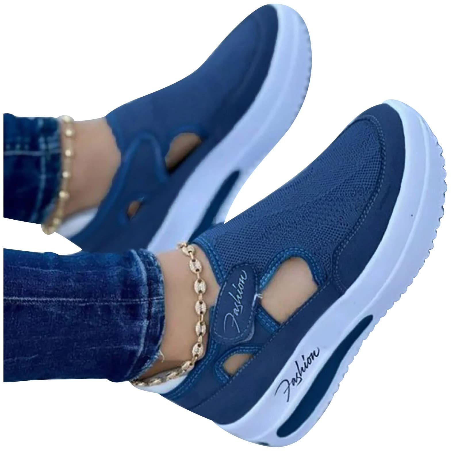 Women's Breathable Casual Sneakers - Lightweight Comfortable Walking Shoes for Spring 2024 | Fashion Athletic Shoes for Women | Perfect for Gym, Running, Travel & Daily Wear