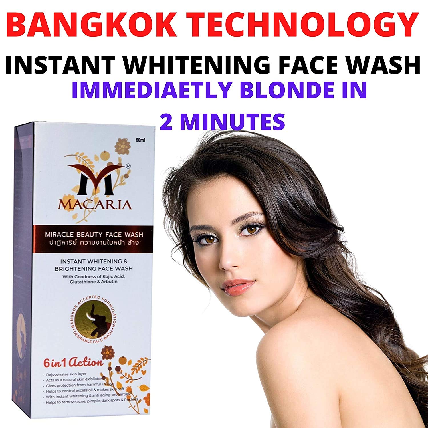 Best Kojic Acid Face Wash for Women - Brightening & Acne Treatment for Hyperpigmentation & Pimple Removal - Gentle Daily Cleanser for Clear, Even Skin Tone - Perfect for Morning & Night Skincare Routine