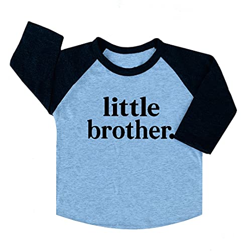 Little Brother Black & White Raglan