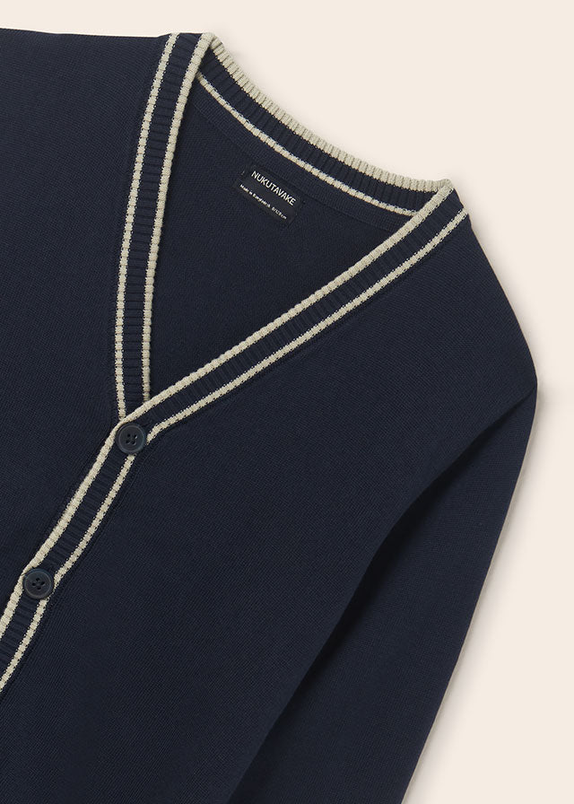 Mayoral Dressy Tricot Hoodie for Teen Boys - Navy Blue Pullover for School, Casual Wear & Outings